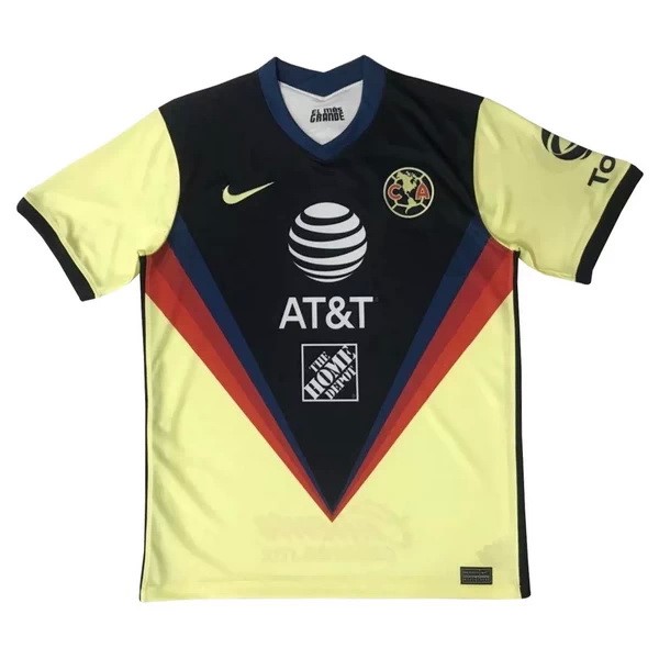 Thailand Trikot Club América Heim 2020-21 Gelb Fussballtrikots Günstig